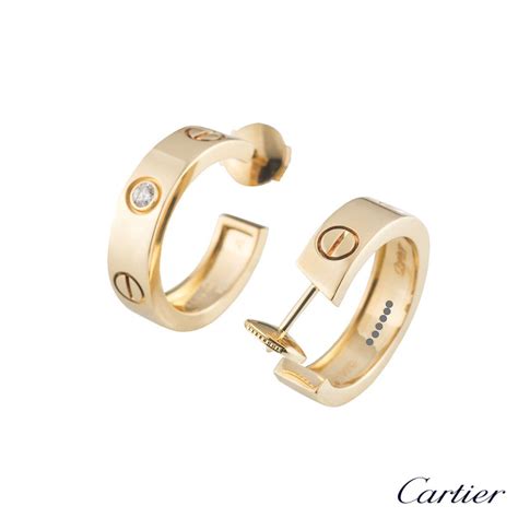 cartier love earrings price